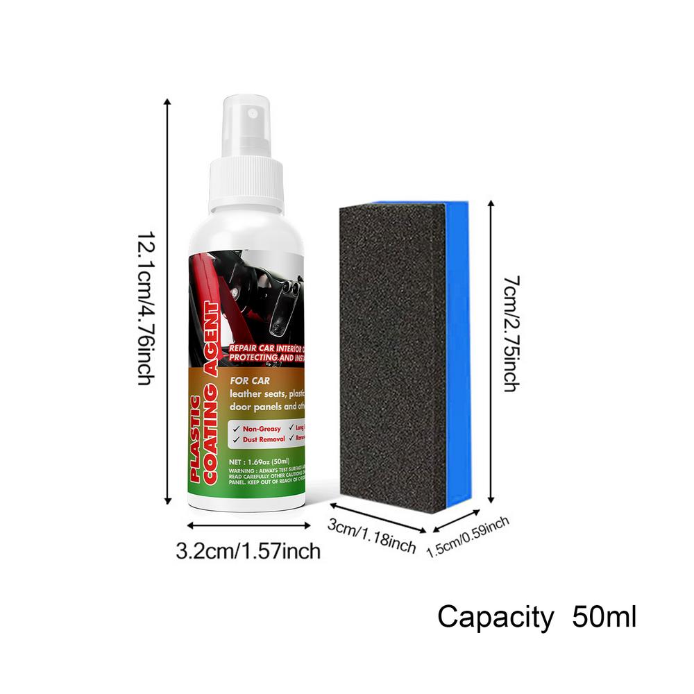 

Средство для восстановления отделки салона автомобиля, быстрое чистящее средство с защитой от ультрафиолета, безопасное для кожи и других деталей салона автомобиля