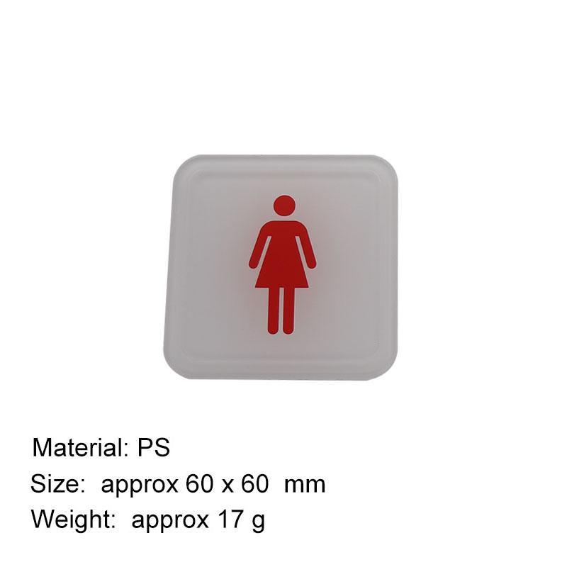 Male and Female Toilet Signage Sign Restroom Label WC Door Signs Men Women Bathroom Indicator for Mall Shops Cafe Home House