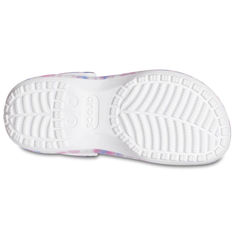 Crocs Classic Clog Platform Dream Clog 'White Purple' Women's