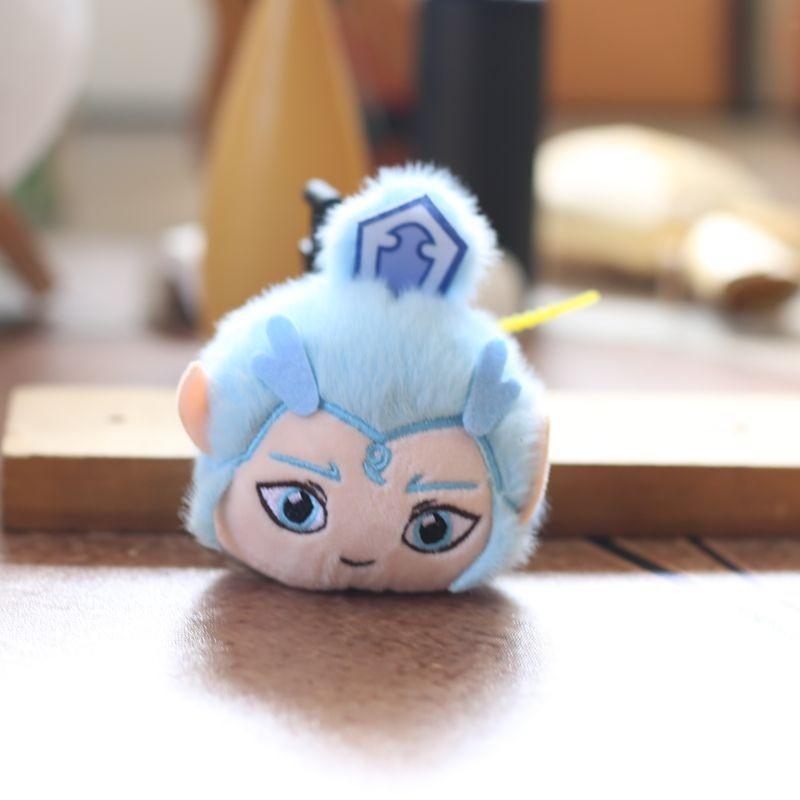 Nezha And Aobing Plush Doll Pp Cotton Plush Keychain Collectors Gift For Fans