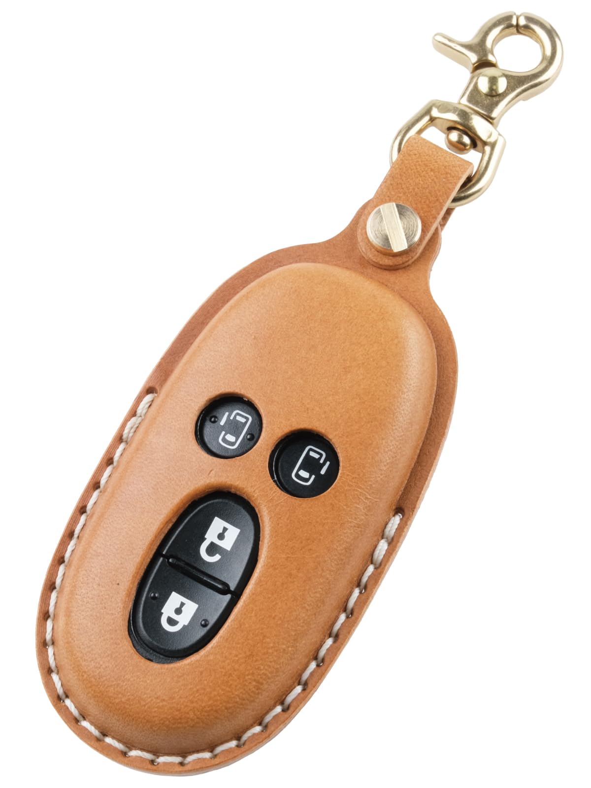 

[Yusable] Suzuki Key Case, Genuine Leather, Italian Leather, Buttero, Wagon R, Spacia, Hustler, Lapin, 4 buttons