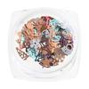 Celebrate Christmas Golden Nail Sequins Paillette 3D Metal Nail Art Charms Decoration Snowflake X'mas Boots Trees Pack