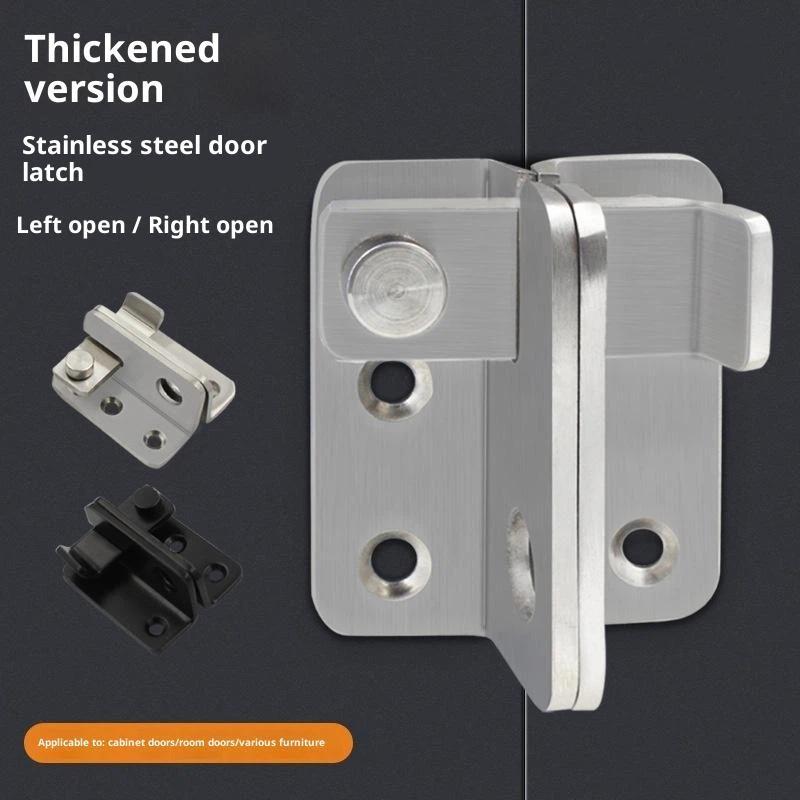 Neuer Verdickter Diebstahlsicherer Türschlossriegel Edelstahl Sicherheits-Türriegel Vorhängeschloss Schrank Hängebolzen Heim Möbelbeschläge