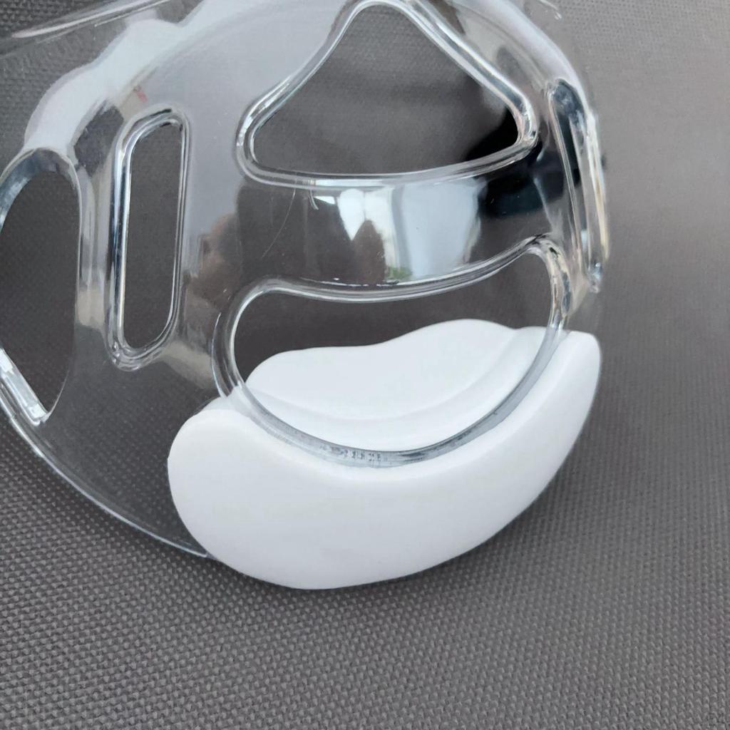 Clear Taekwondo Mask Face Guard Protector Portable Removable Full Shield Training for Men