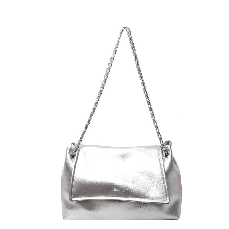 Large Capacity Bag Women's New Popular High-end Shoulder Bag Summer Versatile Chain Messenger Bag