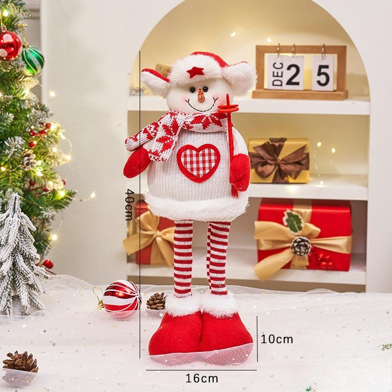 

Big Santa Claus Snowman Elk Plush Doll Children Xmas Gift Xmas Tree Ornaments Merry Christmas Home New Year Party Decorations