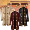 Men Steampunk Uniform Festivals Cosplay Decoration Costume Performance Overcoat