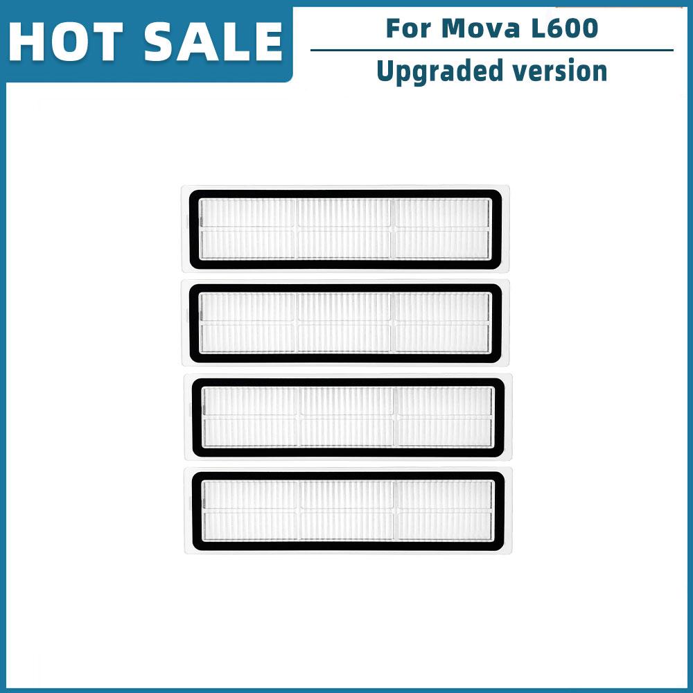 Replacement For Mova L600 Z500 Robot Vacuum Cleaner Spare Parts Accessories Roller Main Side Brush Hepa Filter Mop Rag Cloth