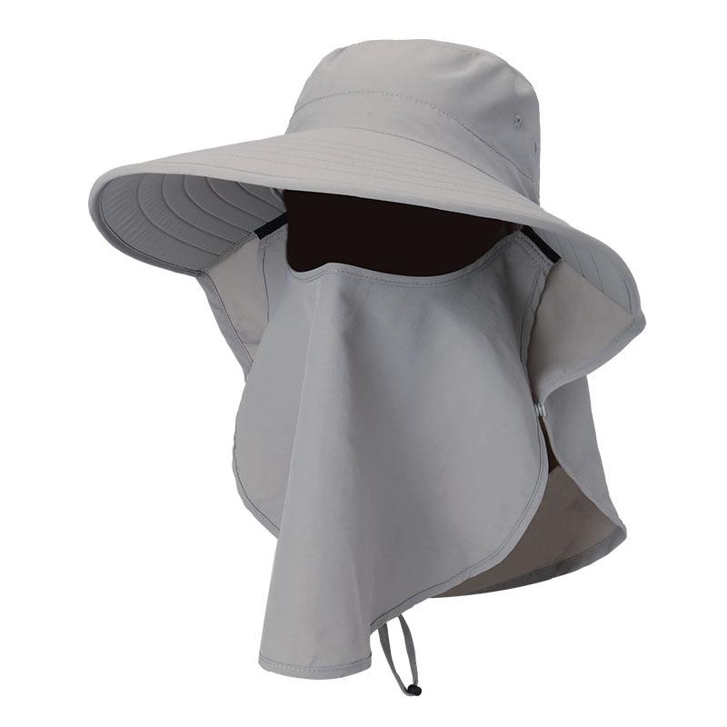 Outdoor Sun Protection Hat Summer Women's Breathable Sun Hat Neck Protection Insect Protection UV Protection Fishing Hat Big Brim Bucket Hat