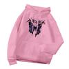Women's Fashion Casual Printed Hooded Sweatshirt Long Sleeve Tops