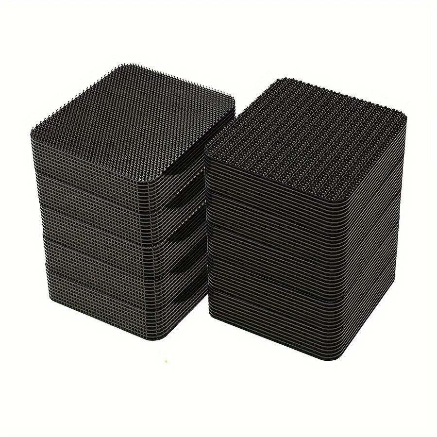 Nye teppefikseringsklistremerker Dobbeltsidet høyklebende bilteppefaste lapper Hjem Gulvmatter Anti-skli gripebånd