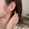 Trendy Geometric Bow Tassel Stud Earrings: Fashionable and Versatile Women's Jewelry