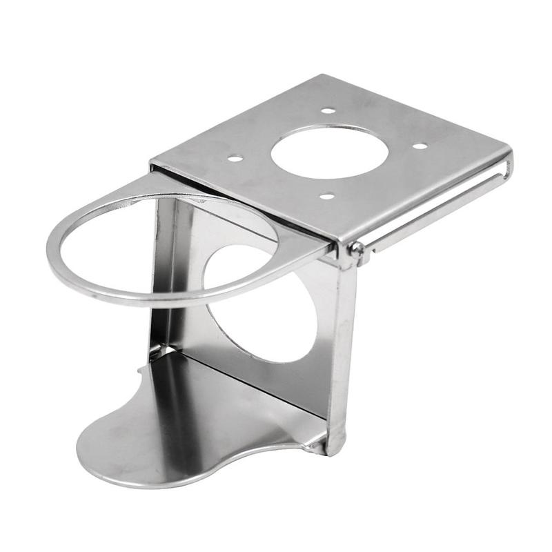 Stainless Steel Adjustable Folding Cup Drink Holder for Caravans RV Marine Boat Car Foldable Universal Car Drink Cup Holder