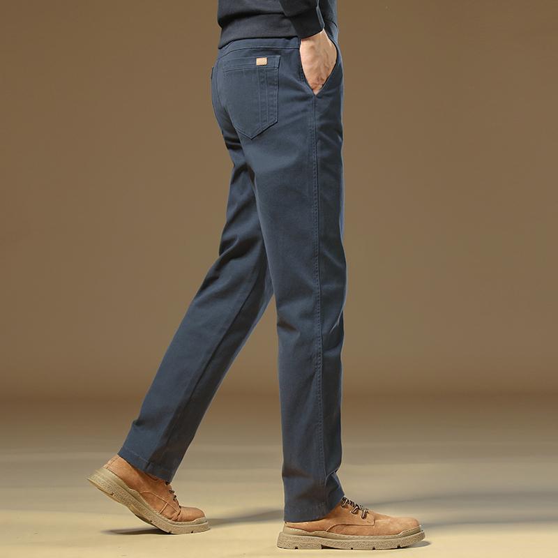 2024 Autumn And Winter New Casual Pants For Men, High-End Slim Fit Business Loose Straight Leg Trousers, Versatile Long Pants