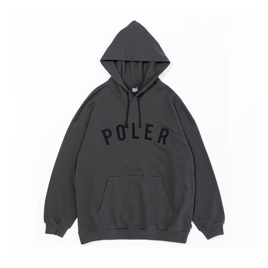 Polar Staff State Applique Hood Charcoal Gray (L)P22F4573499445509