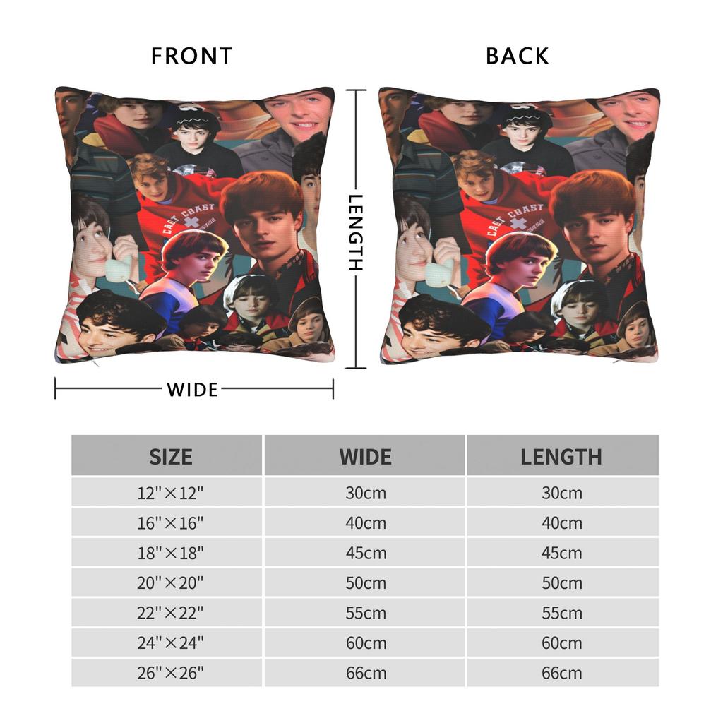 Pillow Cover Will Byers Cute Funny Pillow Case For Living Room Bed Chair Pillowcases