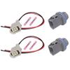 License Plate Light Socket Harness 2 Sets for Ford F-150 F-250 Ranger