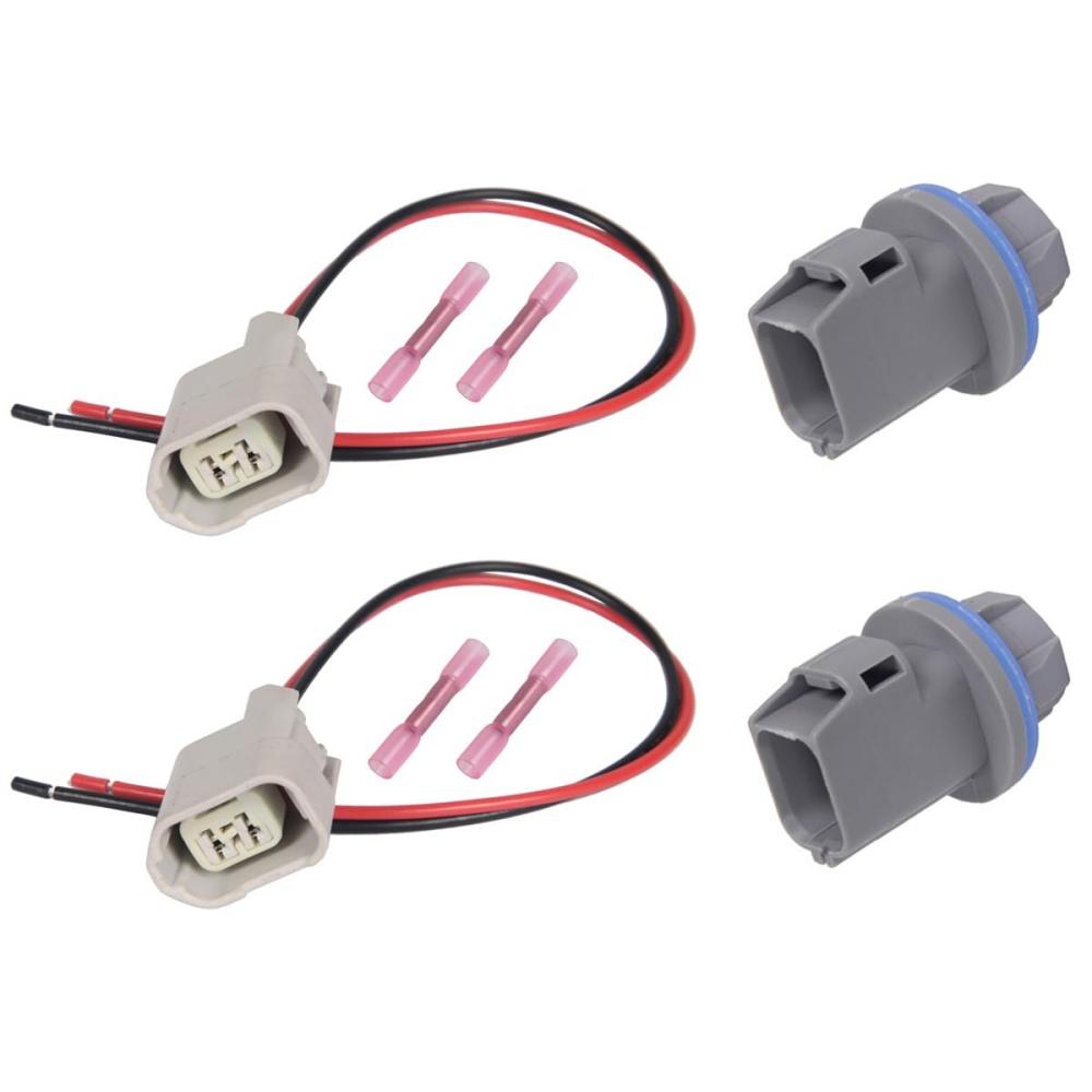 License Plate Light Socket Harness 2 Sets for Ford F-150 F-250 Ranger