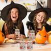 400ml Halloween Cups with Lid Straw Pumpkin Ghost Tumbler for Kids Adults Iced Coffee Halloween Party Festive Gatherings Gift