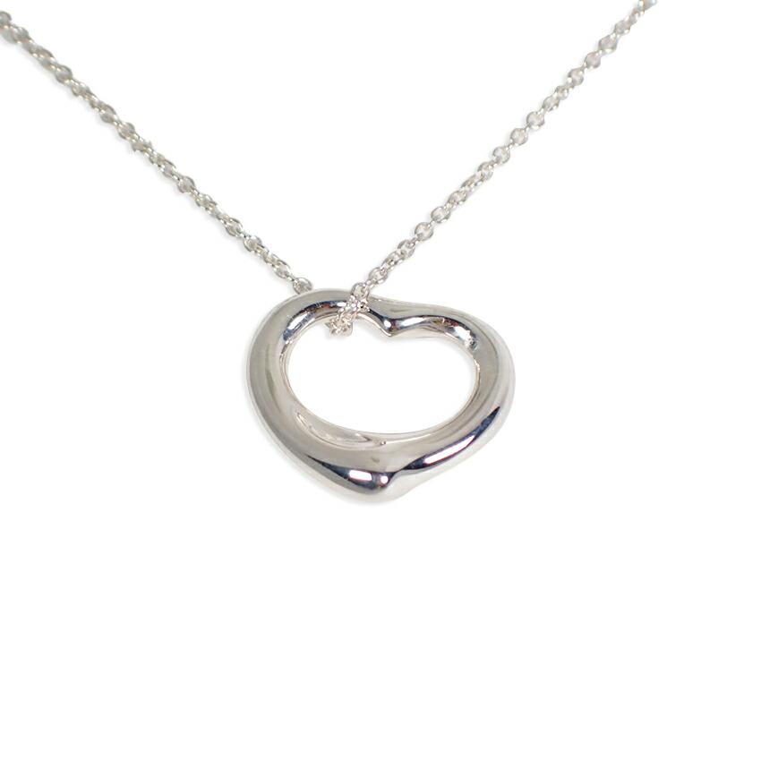 

[Б/у] TIFFANY/Tiffany 925 Open Heart Подвеска/ожерелье [g358-1]