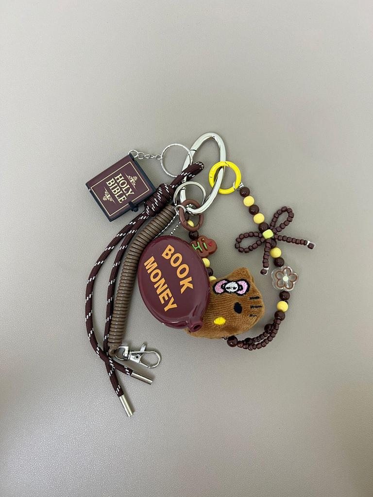 Miu Dachshund Cartoon Keychain: Trendy DIY Personalized Rope Charm Pendant