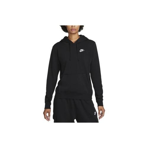 Nike Solid Color Hooded Casual Long-Sleeve Sweatshirt for Women Black EU S
