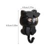 Cartoon Cat Key Hook Strong Adhesive Wall Hooks for Home Decoration