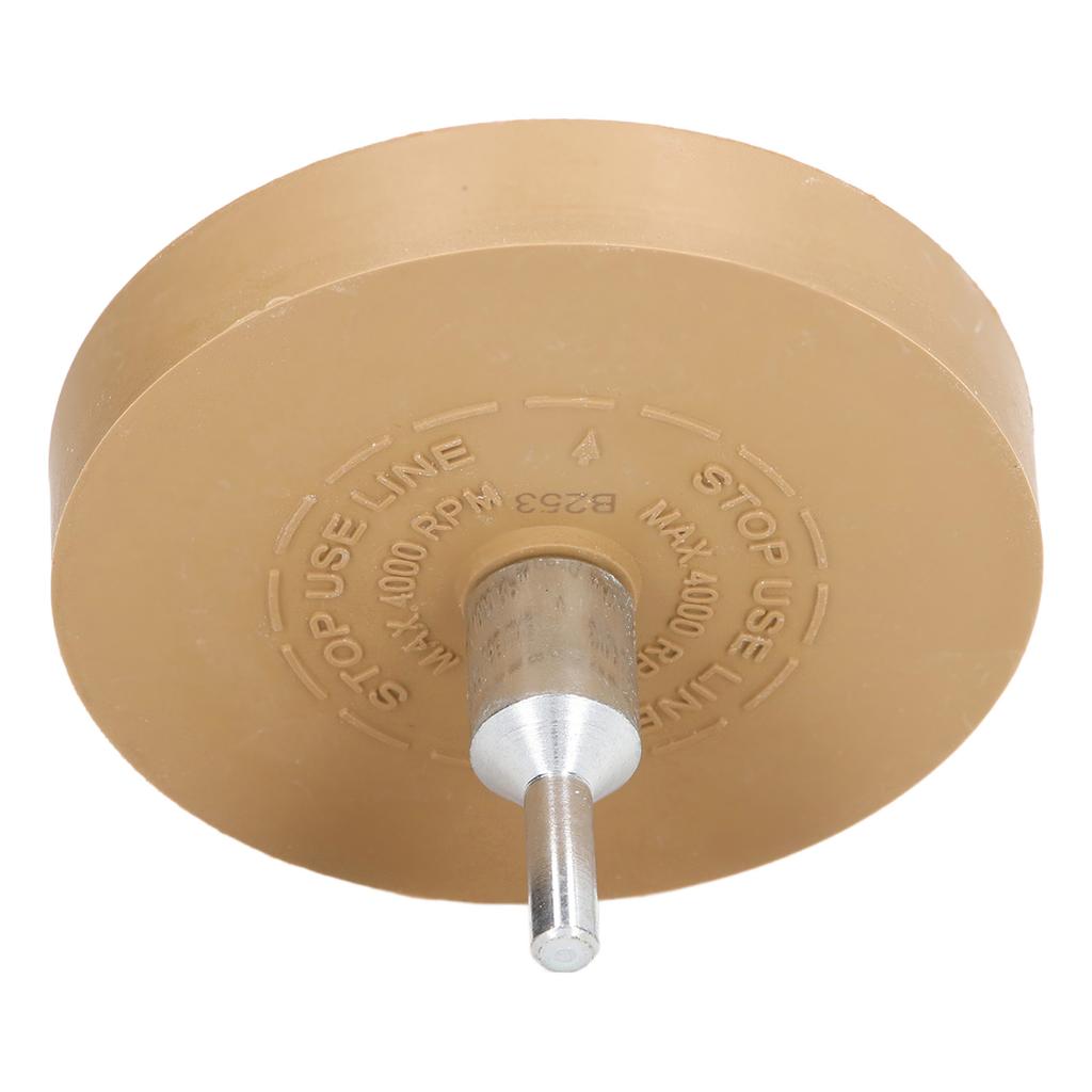 3.5in Rubber Eraser Wheel Pneumatic Adhesive Remover for Vinyl Decal Graphics Removal 4000RPM