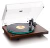 Lenco LBT-225WA - Gramofon Hi-Fi, szklany talerz, ramię z włókna węglowego, Lenco