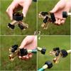 Garden Hose Splitter 2 Way Heavy Duty Y Connector Brass Garden Hose Adapter Hose Bib Splitter