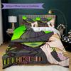 WICKED Pattern Bedding,Quilt Set Quilt Cover Pillowcase Home Birthday Gift(1 * Duvet Cover + 2 * Pillowcase, Without Core)_lx