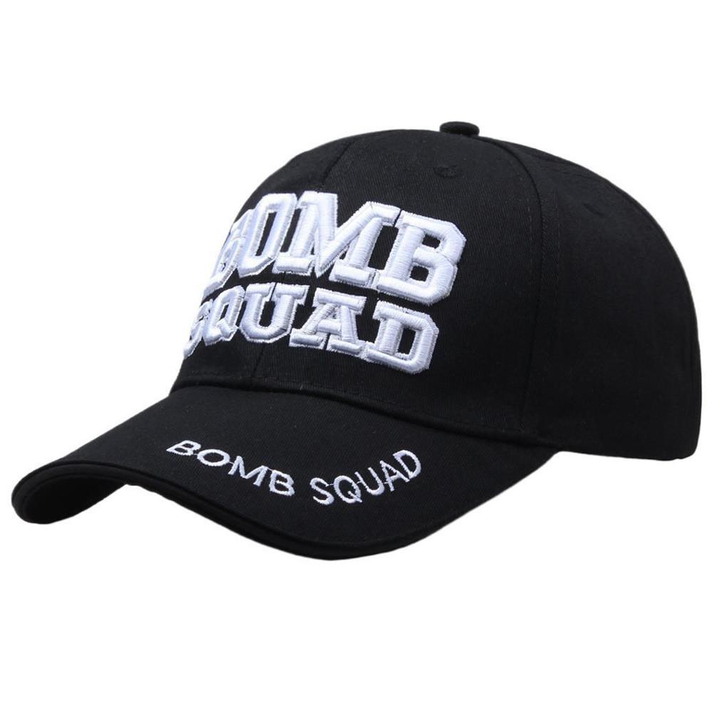 

Letter Black Embroidery Baseball Hat Summer Outdoor Cotton Cap Sun Protection Style E