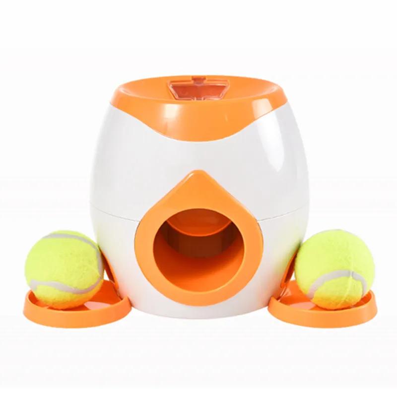 New Dog Tennis Food Reward Machine Dog Interactive Training Intelligent Automatic Feeder Pet Toy Puppy Toys Pet Products