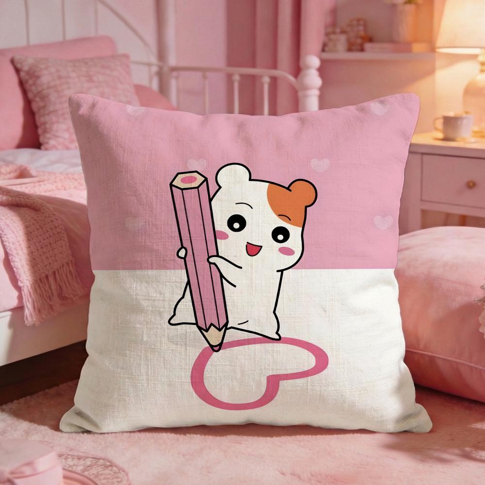 Oruchuban Ebichu Cushion Cover Premium Comfort Reversible Pillow Cove Two In One Design For Any Room Car Interior
