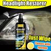 All in One Car Headlight Polishing Kit Scratch Repair Liquid Restores Shine Reduces Glare Perfect for Night Road Trips
