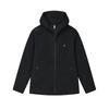FASHIONABLE COMFORTABLE BREATHABLE HOODED WOVEN JACKET Men Jackets Black F11M513708F-BK