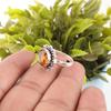 Natural Citrine Gemstone 925 Stamped Silver Jewelry Handmade Women Ring For Gift RR-7-4