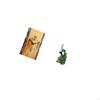 Elegant Peacock Tree Stump Wall Clock Sculpture with Arabic Numerals Silent Mechanism for Bedroom