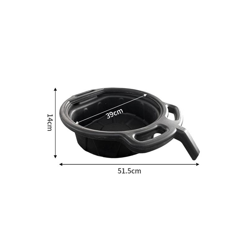 10L Oil Receiving Basin Oil Change Drain Pan Cleaning Oil Drain Container Leakproof For Car Motorcycle Auto Repair Tool