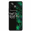For Realme GT7 3D Relief Phone Case Emboss Flower Back Cover Black Silicone Shockproof Soft Protector 6.8" Realme GT 7T 7 T Capa