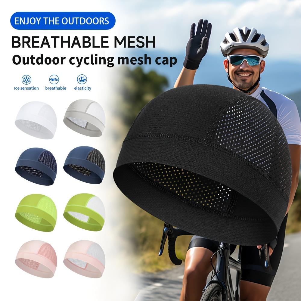 A Cap Designed for Outdoor Cycling In Spring And Summer, Featuring a Breathable Mesh Fabric. This Fitness Beanie Is Portable And Quick-Drying