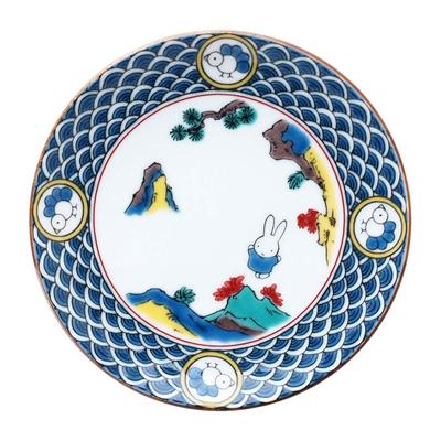 Kutani Ware Small Plate Five Colors 211144 "Miffy"