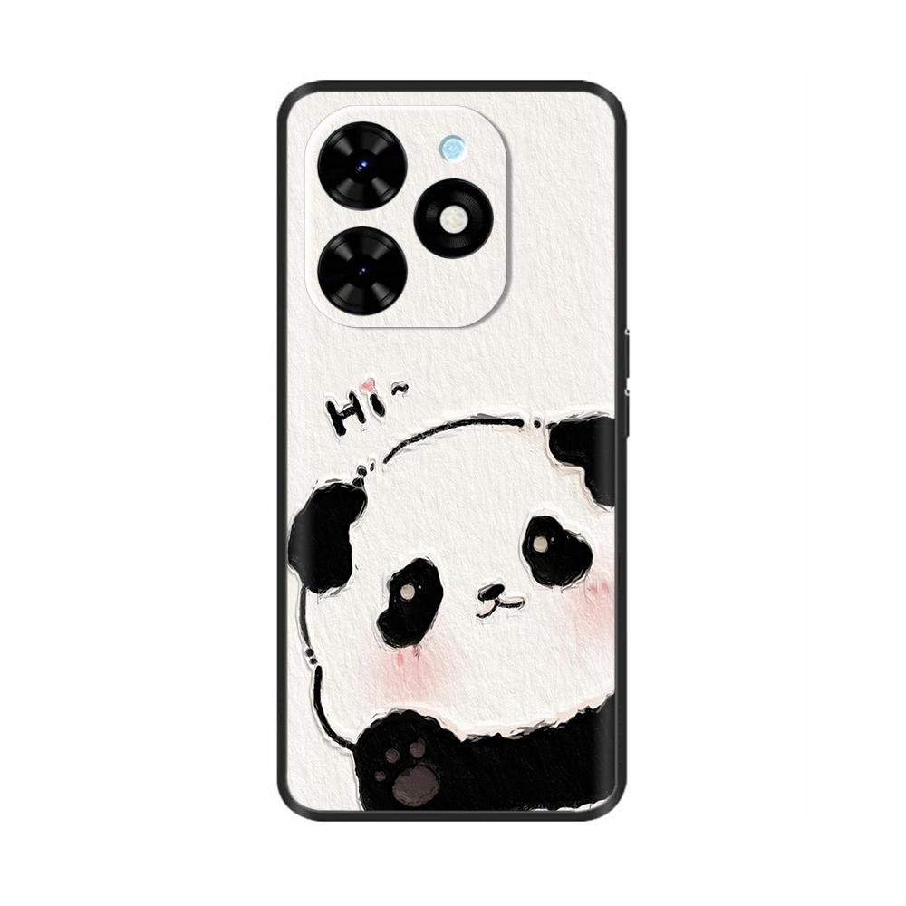 Spark Go 2024 Case For Tecno Spark Go 2024 Phone Case Cute Panda Back Cover For Techno Spark Go 2024 Protection Coque Fundas