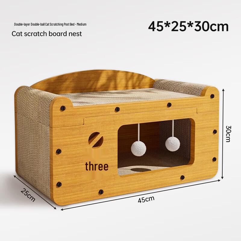 Miao Lisi Double-Layer Cat Scratcher House