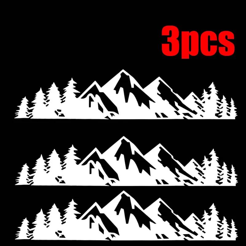 Auto Außenaufkleber Wald Schnee Berg Styling Personalisierte Aufkleber Auto Mode Dekoration Aufkleber Dekoratives Zubehör