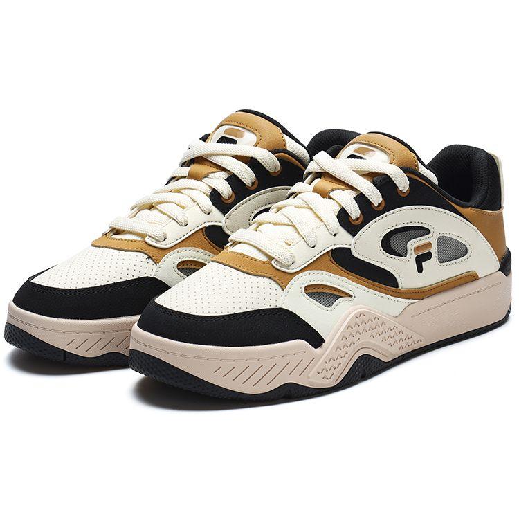 FILA Fusion ATV Synthetic Leather Skateboarding Low-Top Sneakers Men sneakers Off-White T12M312304FAA