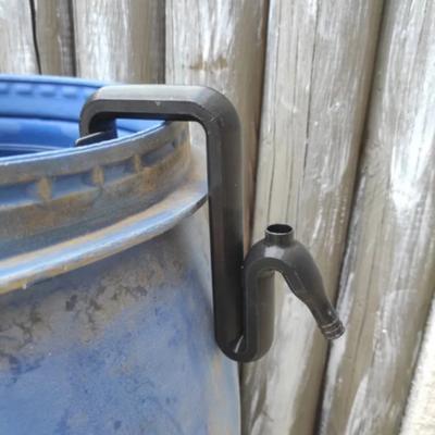 Sifonová přepadová trubka Příchytka na dešťovou přepadovou trubku 3D tištěná přepadová trubka pro akvárium Velký sud na dešťovou vodu