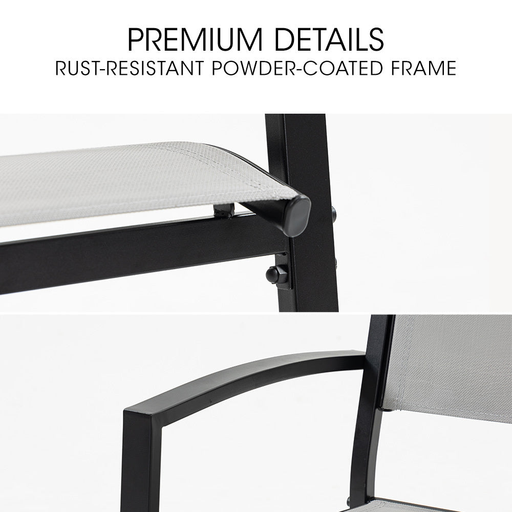 Outdoor Dining Sets Fortia 7Pc Outdoor Dining Furniture Set Table And Chairs Setting Outside