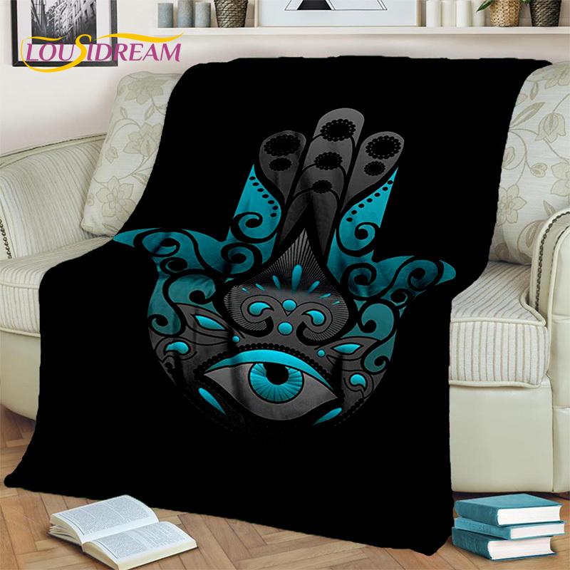 Evil Eye,Eye of Horus,Nazar Tree of Life  Blanket,Soft Throw Blanket for Home Bedroom Bed Sofa Picnic Travel Cover Blanket Kids