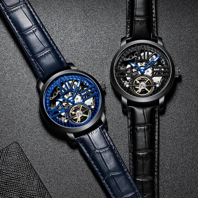 AILANG Neue Uhr Herren Automatische Mechanische Uhr Hohle Herren Vollautomatische Herrenuhr Wasserdicht